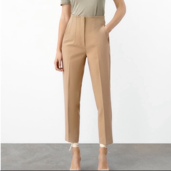 Zara High Waisted Trousers - Picture 1 of 11